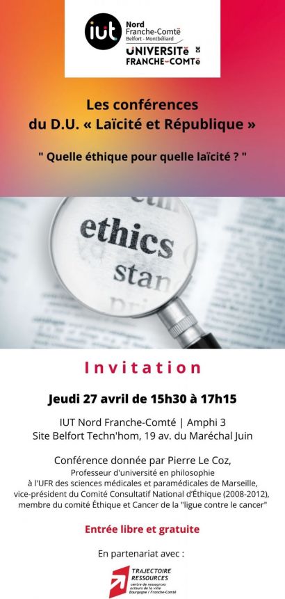 Quelle éthique pour quelle laïcité ?