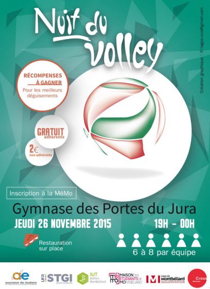 La Nuit du Volley revient sur le campus de Montbéliard!