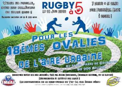 L'IUT de Belfort-Montbéliard relève le défi de l'ovalie le 18 juin à Belfort!