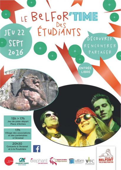 Accueil géant à belfort pour les étudiants le jeudi 22 septembre 