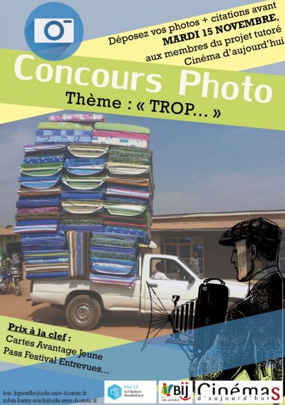 Concours photo à l'IUT de Belfort-Montbéliard à l'occasion du festival Entrevues