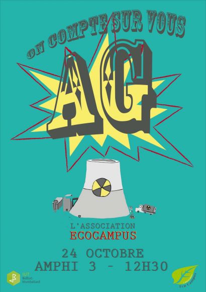Assemblée générale d'Eco-Campus l'association à l'IUT de Belfort-Montbéliard le 24 octobre 2017