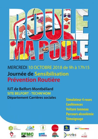 « Roule ma poule » : journée de prévention routière à l’IUT