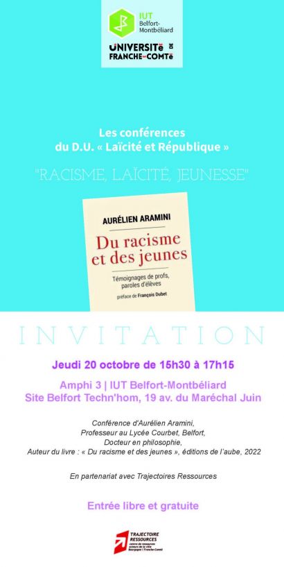Conférence Racisme, laïcité, jeunesse