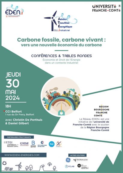 Soirées de la Transition énergétique dans un contexte industriel : "Carbone fossile, carbone vivant : vers une nouvelle économie du carbone" / 30 mai 2024