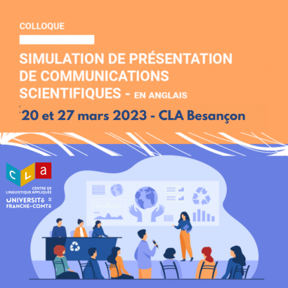 Colloque présentation scientifique en anglais
