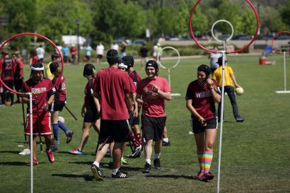 Match de quidditch à l'université Stanford