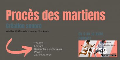 [JACES 2021 - EN LIGNE] Procès des martiens, création sonore