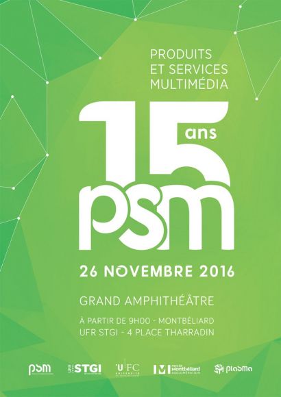 Affiche 15 ans PSM UFR STGi