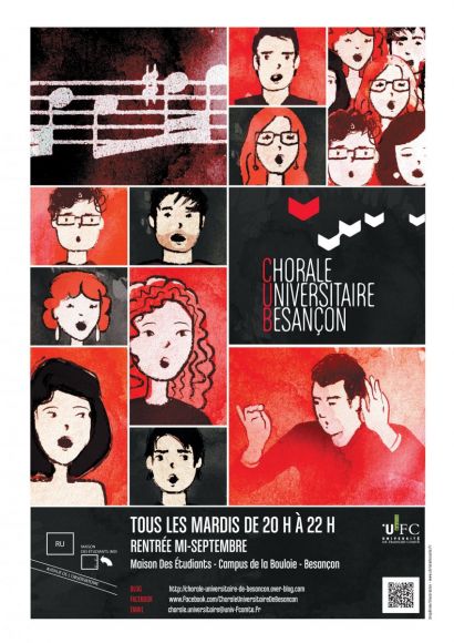 Affiche chorale universitaire