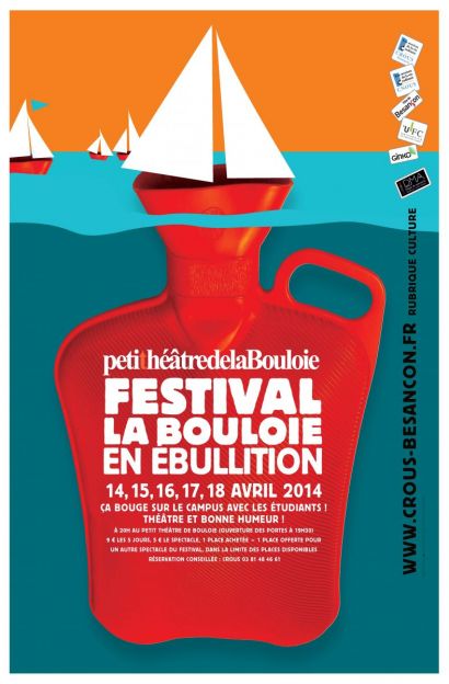 Affiche du festival La Bouloie en ébullition