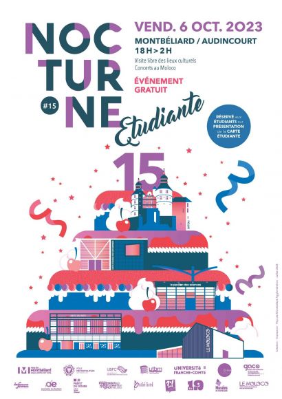 Affiche Nocturne Etudiante 2023