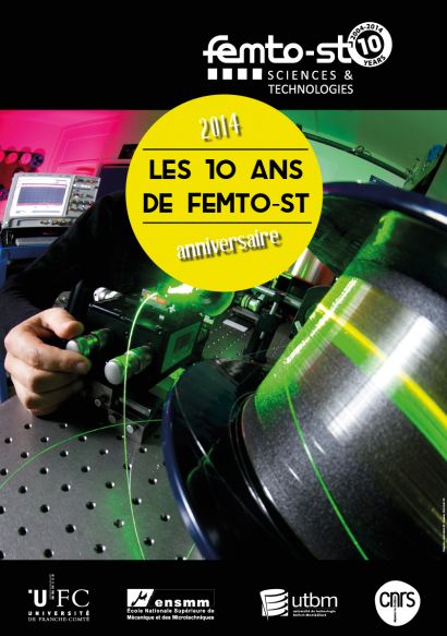 Affiche pour les 10 ans de FEMTO-ST