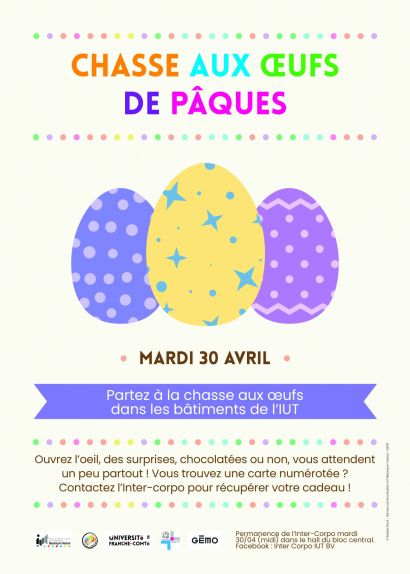 Affiche chasse aux oeufs