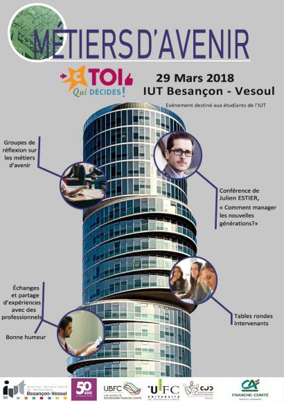 Affiche journée métiers de l'entreprise et de la digitalisation