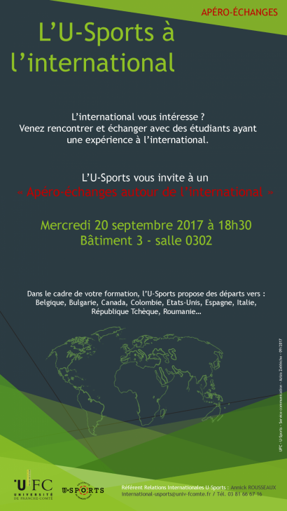 Affiche L'U-Sports à l'international