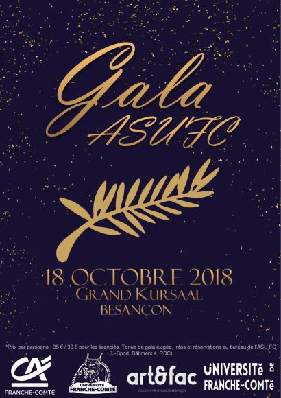Affiche gala ASUFC