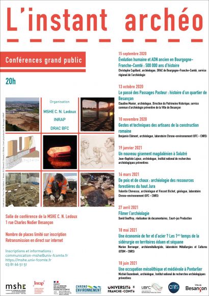 Programme 2020-2021 L'instant archéo