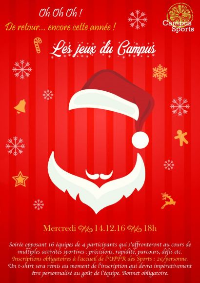 Affiche Nuit Jeux du Campus
