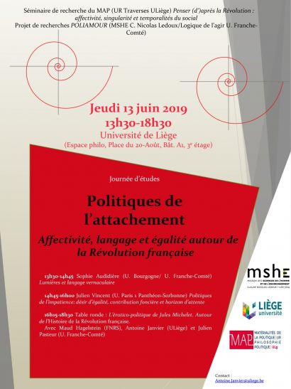 Affiche journée d'étude Attachement
