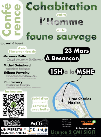 Conference la Cohabitation entre l'Homme et la faune sauvage