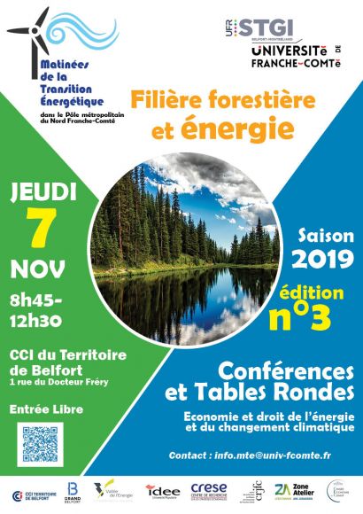 Matinée de la Transition Energétique N°3 Filière Forestière et Energie