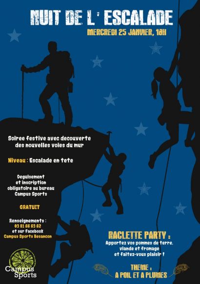 Affiche nuit de l'Escalade
