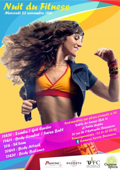 Affiche Nuit du Fitness