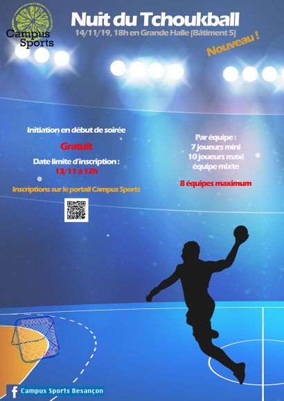 Affiche Nuit du Tchoukball
