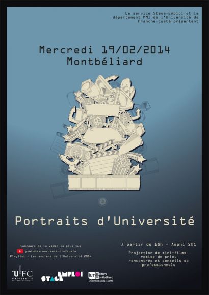 affiche portrait d'élèves