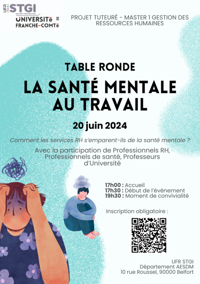 Table ronde 2024 : Comment les ressources humaines peuvent-elles contribuer à préserver la santé mentale des salariés dans un environnement de travail en pleine mutation ? 