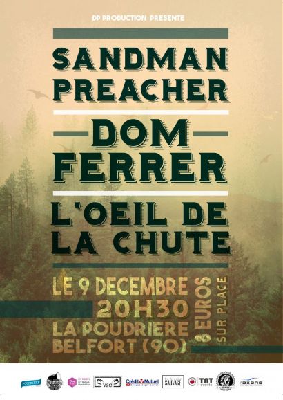 Sandman Preacher dévoilera son nouvel album lors d'une soirée organise le 9 décembre par des étudiants de l'IUT de Belfort-Montbéliard