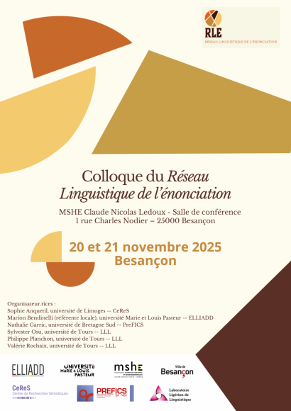 colloque réseau linguistique de l'énonciation