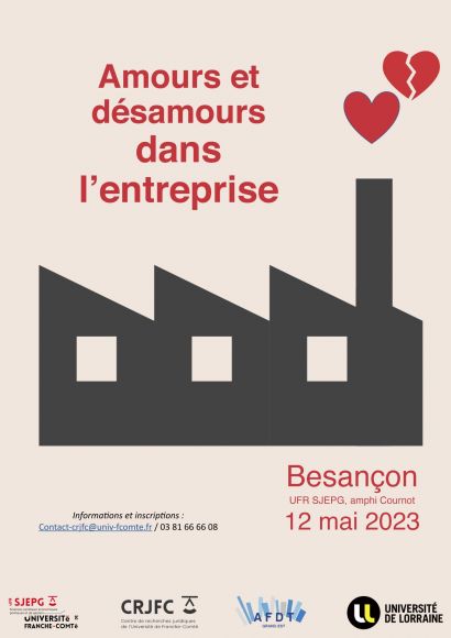 Affiche colloque amours désamours