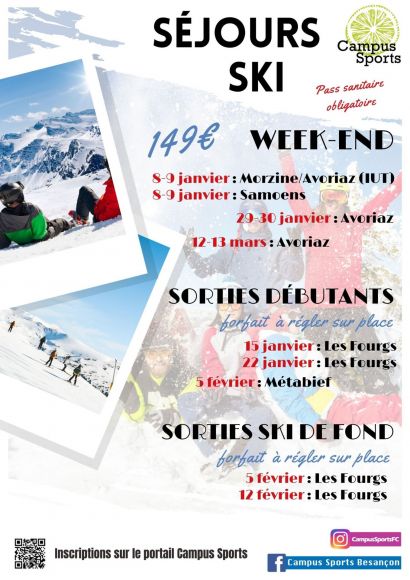 Affiche ski