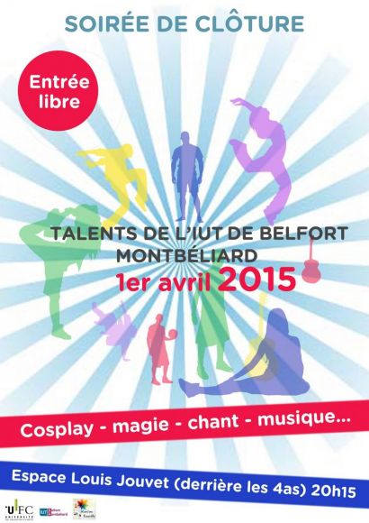 Soirée des talents de l'IUT de Belfort-Montbéliard avec Mars'ons ensemble