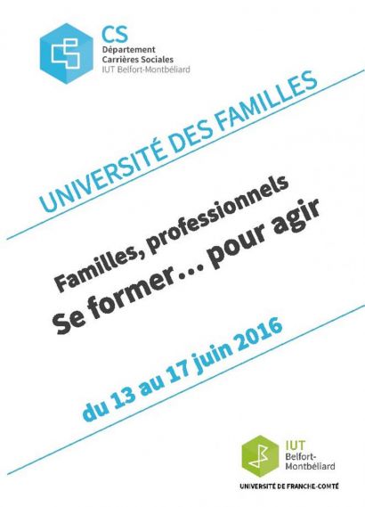 Université des familles : universitaires, professionnels et familles