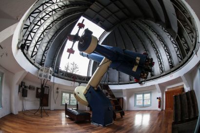 À l'intérieur de l'observatoire de Besançon