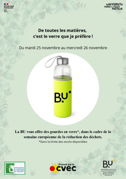 De toutes les matières, c'est le verre que je préfère !