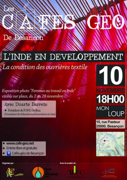Affiche du café géo
