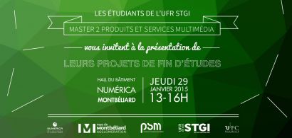 Invitation projets fins d'études master PSM 2