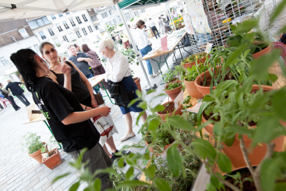 Les stands de la Cité des plantes