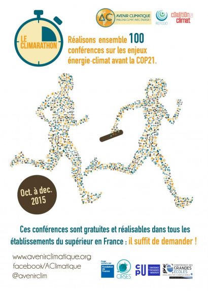 Le Climarathon sera à Belfort mardi 18 novembre 2015!