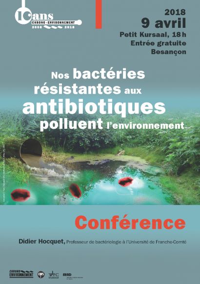 Affiche conférence bactéries