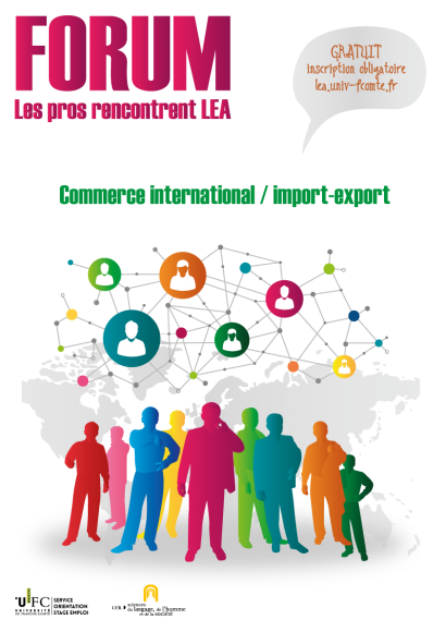 flyer de présentation pour l'évènement "Les pros rencontrent LEA"