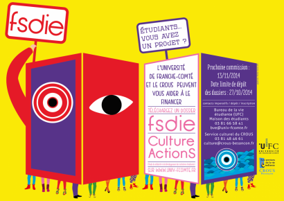 Affiche FSDIE Culture-ActionS