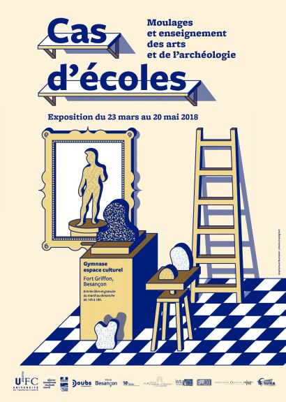 Affiche exposition Cas d'écoles