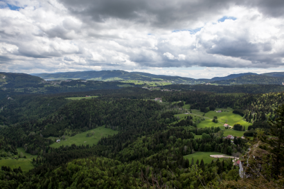 Paysage dans le Haut-Jura