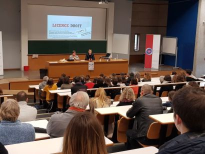 Conférence de présentation de la licence de droit