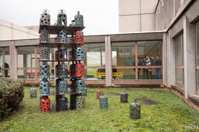 Sculpture de Michel Laurent à l'IUT Besançon-Vesoul